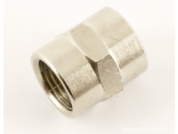 Адаптер внутренняя резьба 1/4 - внутренняя резьба 1/4 JWL 629022