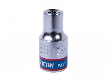 Головка торцевая TORX Е-стандарт 1/4&quot, E6, L = 24 мм KING TONY 237506M