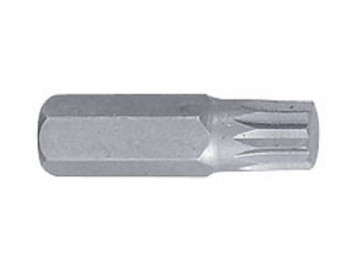 Вставка (бита) торцевая 10 мм, SPLINE, М8, L = 36 мм KING TONY 163608M