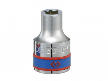 Головка торцевая TORX Е-стандарт 1/2&quot, E22, L = 39 мм KING TONY 437522M