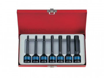 Набор ударных торцевых насадок 1/2&quot, HEX, 4-14 мм, L = 100 мм, 7 предметов KING TONY 4457MP