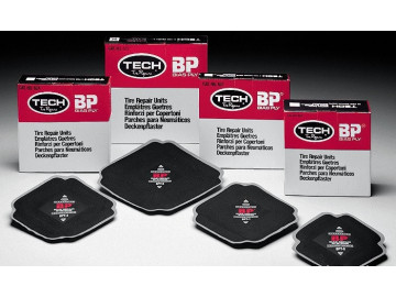 Заплатка BPT-3 c диагональным кордом 375 х 375 мм Tech 623BK