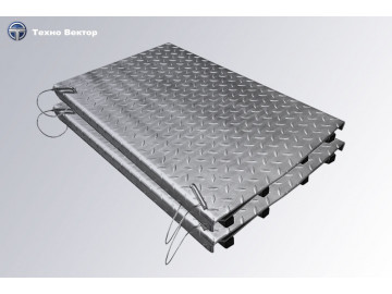 Задние сдвижные платформы для установки в нишу (платформа 019-03), 2 шт. Техно Вектор 019 03 000