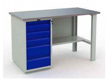 Верстак Profi (№401) ПРОМЕТ Практик WT140.WD5/F1.000