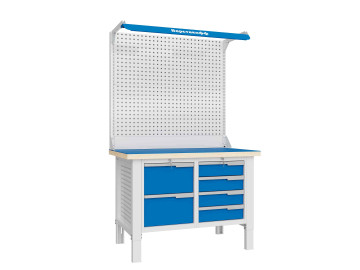 Верстак слесарный CTR 1232.S24.3-2F