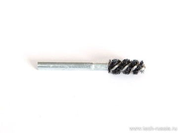 Металлощётка для удаления пригоревшей резины в месте повреждения на шине (диаметр вала 6 мм) S896 TECH