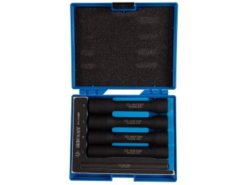 Набор торцевых головок для поврежденных гаек и болтов, 17, 19, 21, 22 мм, 5 предметов king tony 9td165mr